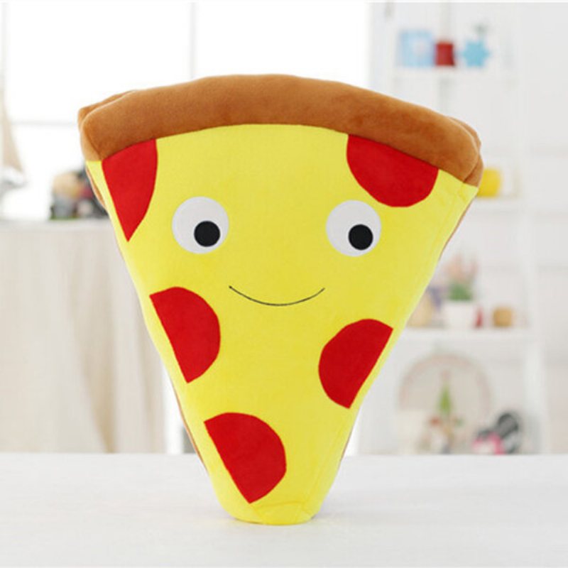 3d 50 cm Cute Cartoon Expression Pizza Frytki Poduszki Kreatywne Nadziewane Pluszowe Zabawki Home Decor