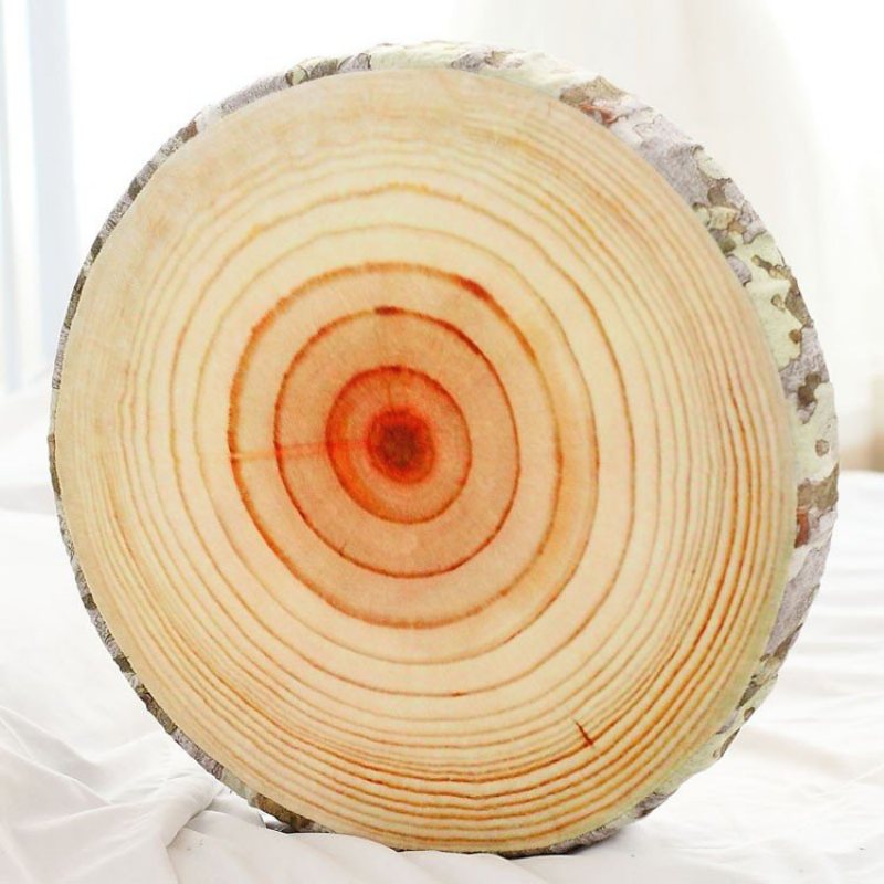 3d Stump Log Wood Rzut Poduszka Sycamore Tree Home Office Car Decor