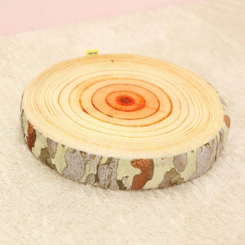 3d Stump Log Wood Rzut Poduszka Sycamore Tree Home Office Car Decor