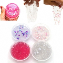 4 Sztuk Kiibru Slime Pearl Star Glitter Symulowane Kryształowe Błoto Jelly Plastelina Stress Relief Prezent Zabawka