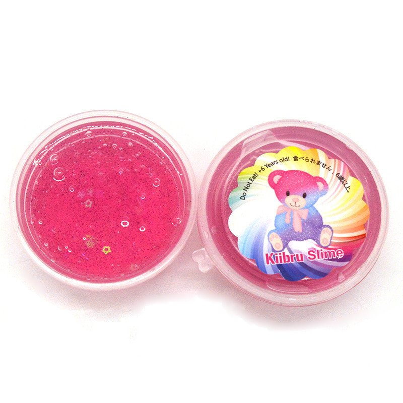 4 Sztuk Kiibru Slime Pearl Star Glitter Symulowane Kryształowe Błoto Jelly Plastelina Stress Relief Prezent Zabawka