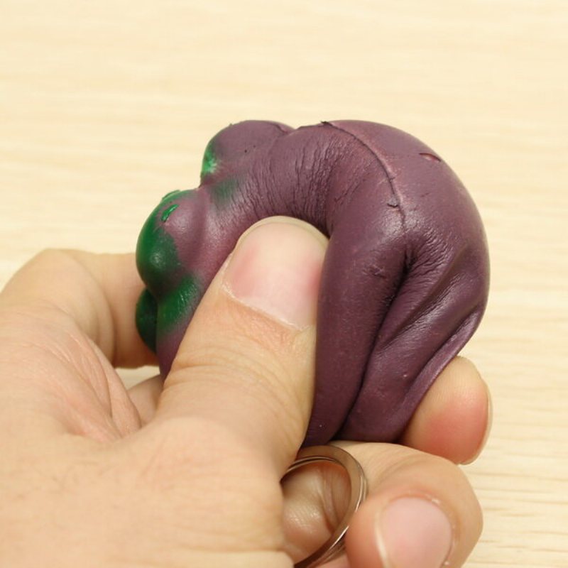 5.5 cm Squishy Mangostan Owoce Tropikalne 5.5 * 5 cm Breloczek Torba Na Telefon Pasek Wisiorek Prezent