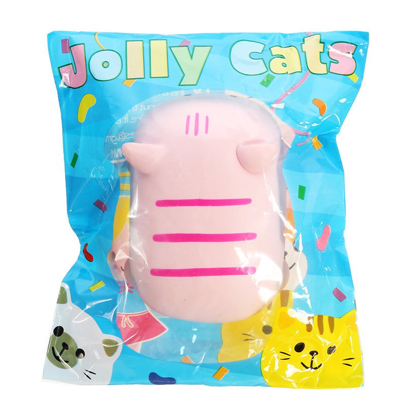 Angie Squishy Jolly Cat 12 cm Miękkie Pachnące Powolne Rośnie Oryginalne Opakowanie Kolekcja Prezent Wystrój Zabawka