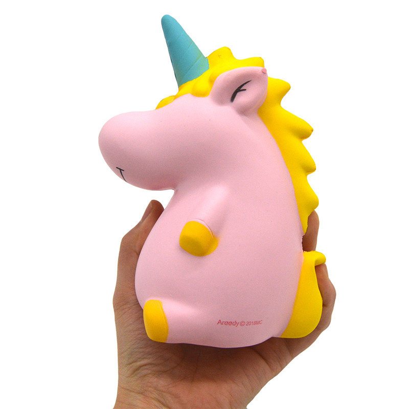 Areedy Squishy Baby Unicorn 14cm * 10cm * 8cm Super Wolno Rosnący Śliczny Różowy Pachnący Oryginalny Pakiet