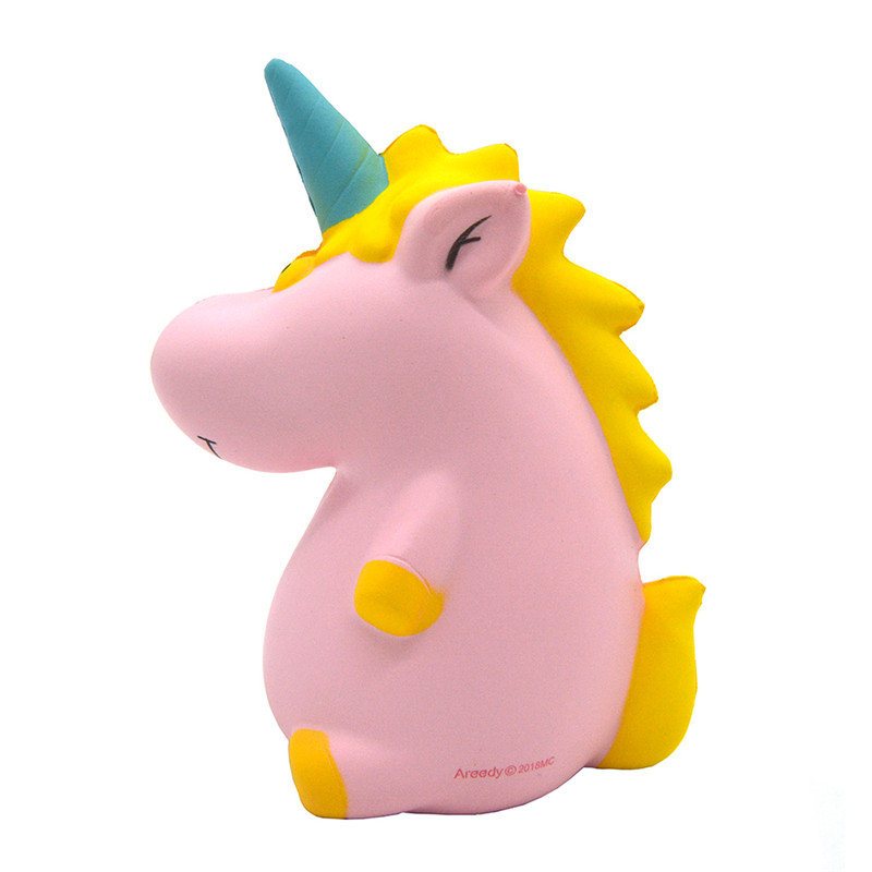 Areedy Squishy Baby Unicorn 14cm * 10cm * 8cm Super Wolno Rosnący Śliczny Różowy Pachnący Oryginalny Pakiet