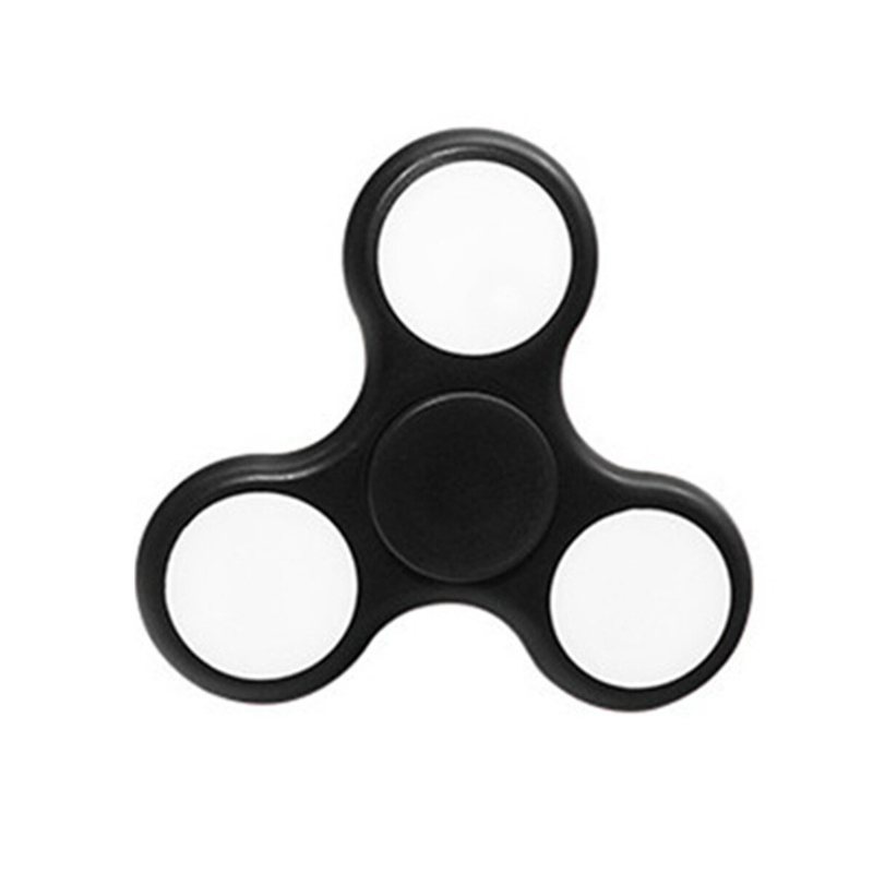 Błyszczący Led Ręczny Spinner Flash Finger Edc Łagodzi Stres Fidget Zabawka Na Biurko