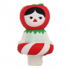 Cherry Girl Squishy Powolny Wzrost Miękka Kolekcja Gift Decor Zabawka Z Opakowaniem