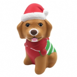 Christmas Puppy Squishy Powolny Wzrost Z Prezentem Z Kolekcji Opakowań