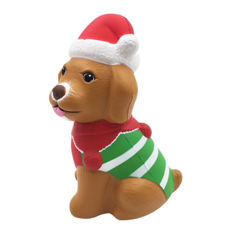 Christmas Puppy Squishy Powolny Wzrost Z Prezentem Z Kolekcji Opakowań