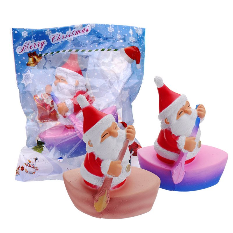 Christmas Rowing Man Squishy Soft Slow Rising With Packaging Collection Gift