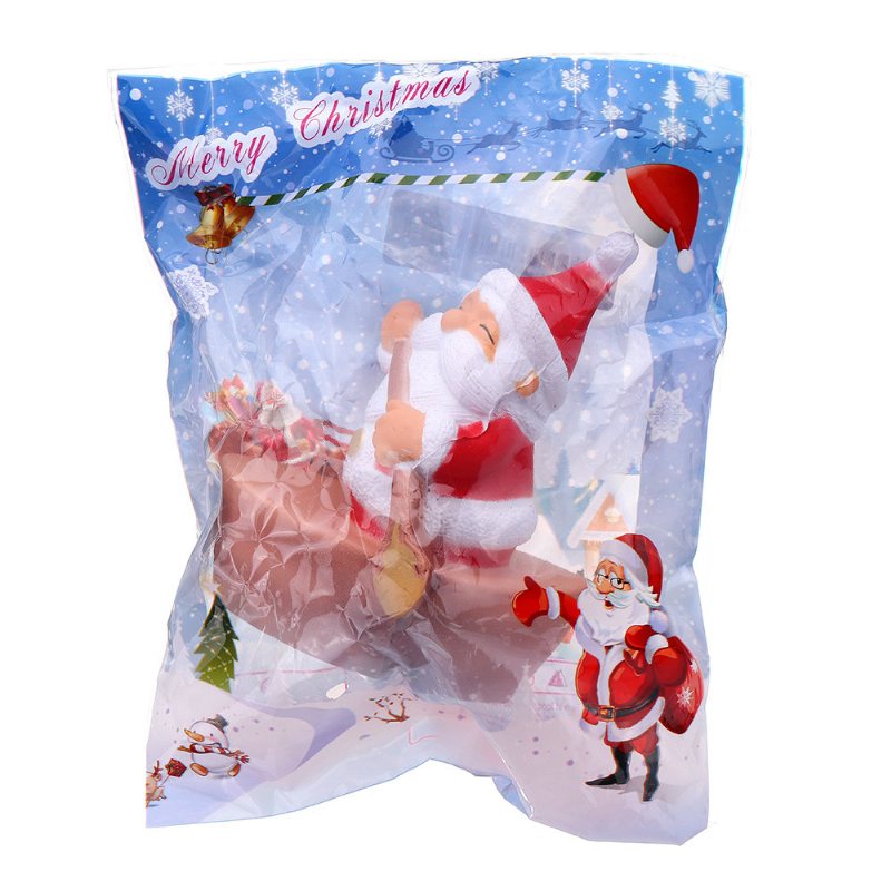 Christmas Rowing Man Squishy Soft Slow Rising With Packaging Collection Gift