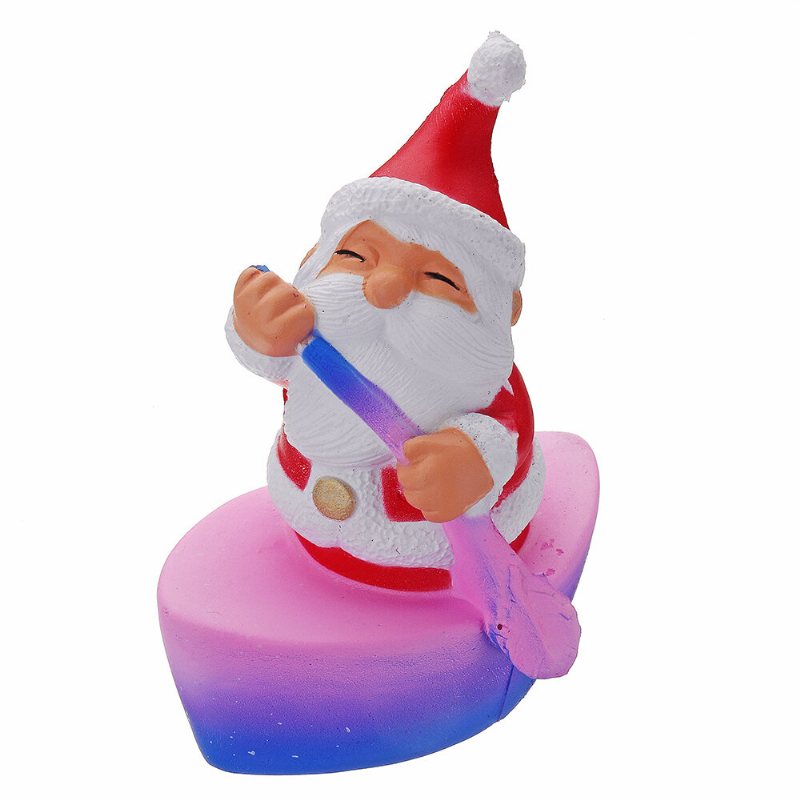 Christmas Rowing Man Squishy Soft Slow Rising With Packaging Collection Gift