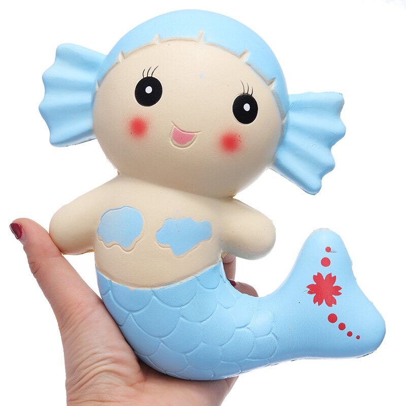 Cutie Squishy Mermaid Toys Pachnące Ciasto Chlebowe Super 19 cm Miękkie Powolne Rośnie Oryginalne Opakowanie