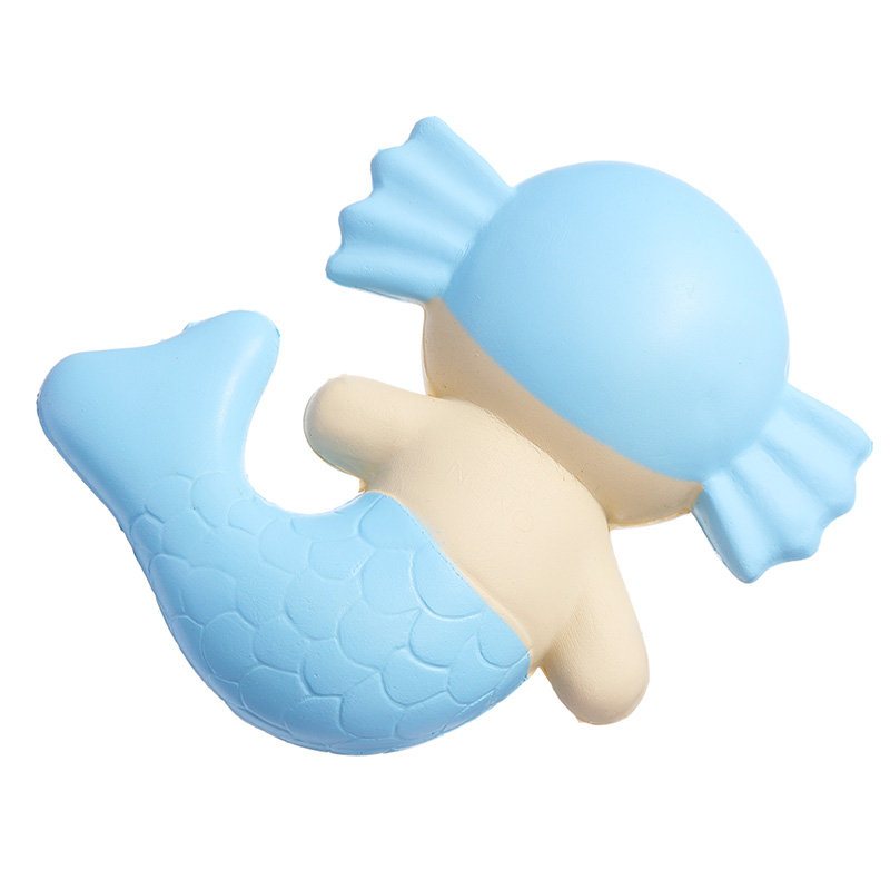 Cutie Squishy Mermaid Toys Pachnące Ciasto Chlebowe Super 19 cm Miękkie Powolne Rośnie Oryginalne Opakowanie