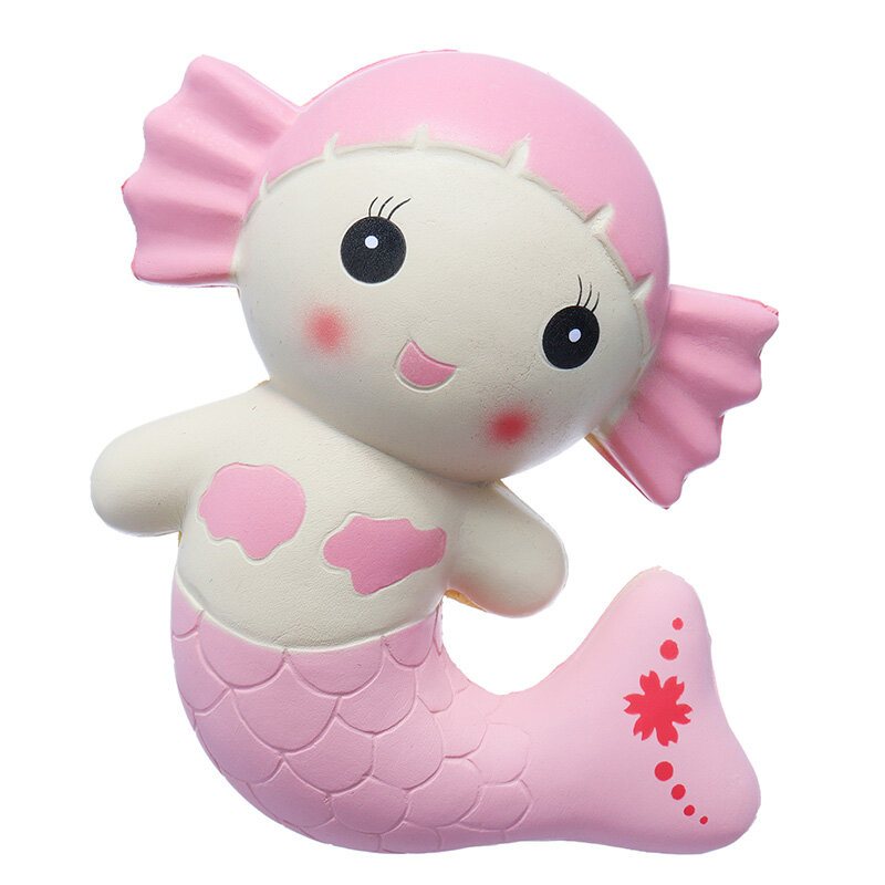 Cutie Squishy Mermaid Toys Pachnące Ciasto Chlebowe Super 19 cm Miękkie Powolne Rośnie Oryginalne Opakowanie