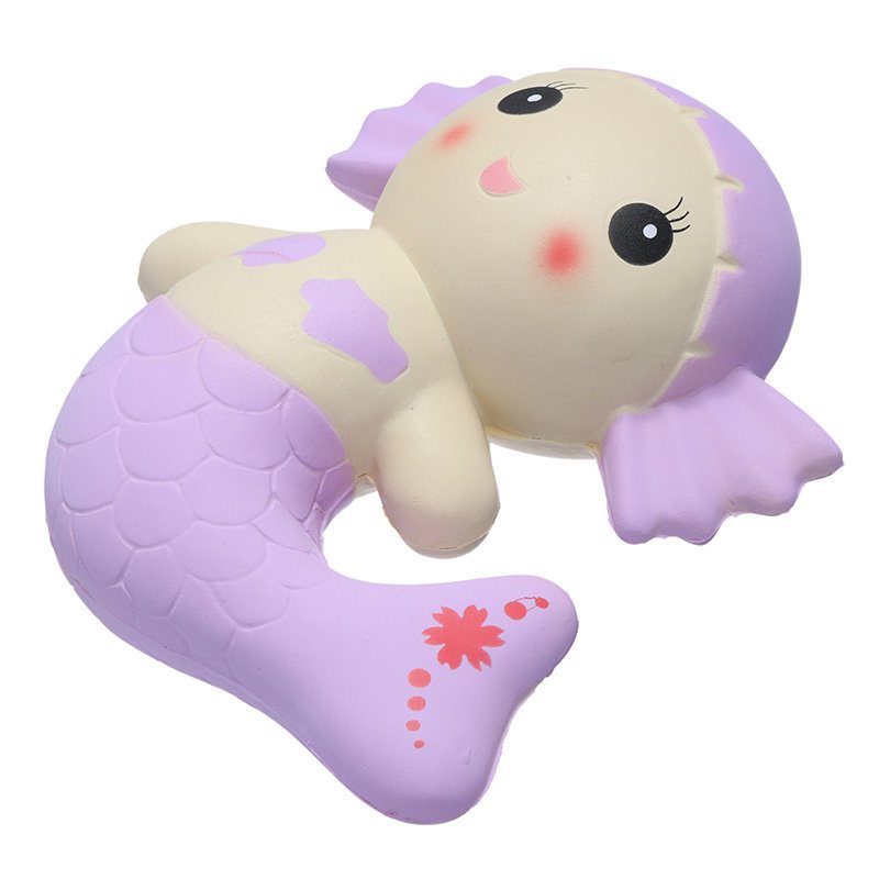 Cutie Squishy Mermaid Toys Pachnące Ciasto Chlebowe Super 19 cm Miękkie Powolne Rośnie Oryginalne Opakowanie