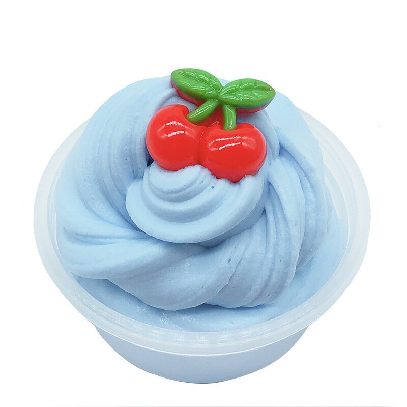 Diy Fruit Slime Fluffy Cotton Mud Multi-color Cup Cake Clay 100ml