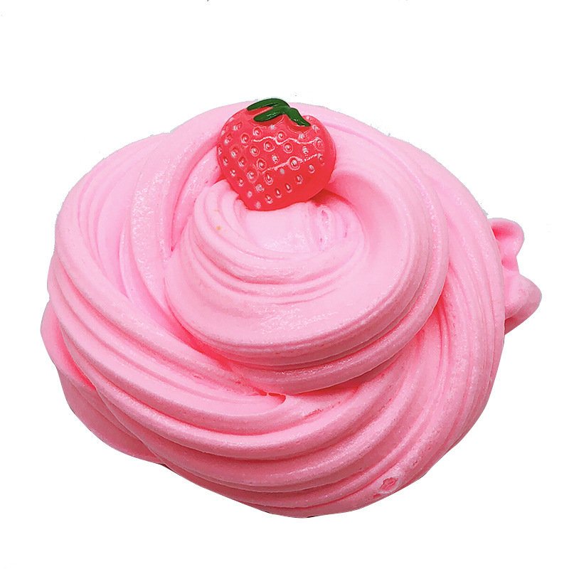 Diy Fruit Slime Fluffy Cotton Mud Multi-color Cup Cake Clay 100ml