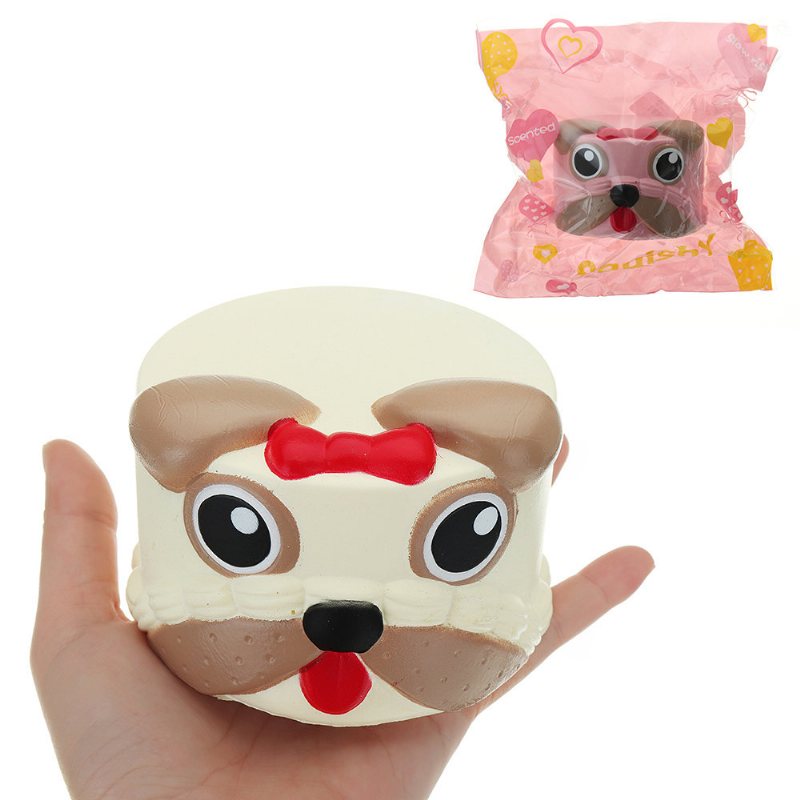 Dog Head Squishy Soft Toy Slow Rising With Packaging Collection Gift