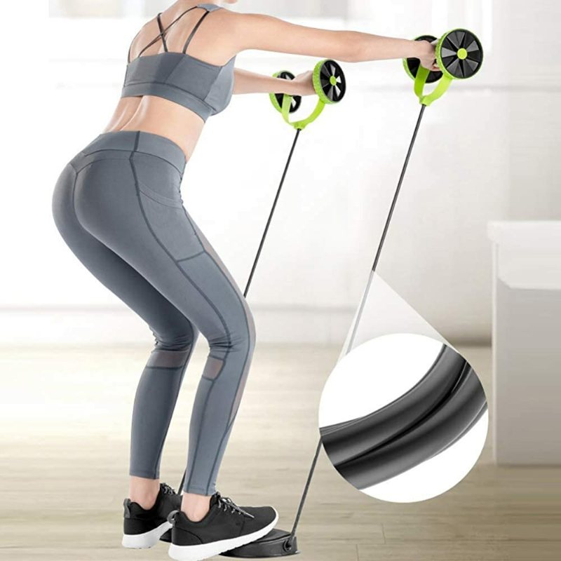 Double Wheel Ab Roller Sport Core Fitness Sprzęt Do Ćwiczeń Brzucha Trener Wyszczuplający Talię Trenerzy W Domowej Siłowni