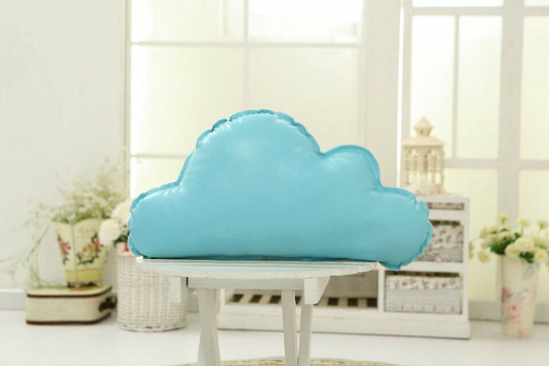 Glitter Star Heart Moon Cloud Shape Rzuć Poduszkę Pu Sofa Łóżko Samochód Biuro Poduszki