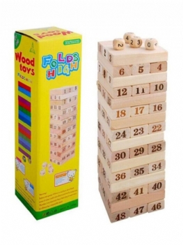 Gry Planszowe Domino Tower Game Tree Stacker Drewniane Zabawki Dla Dzieci Edukacyjne Prezent Dla