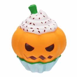 Halloween Pumpkin Ice Cream Squishy Powolne Rośnie Miękkie Zabawki Prezent Kolekcja Z Opakowaniami