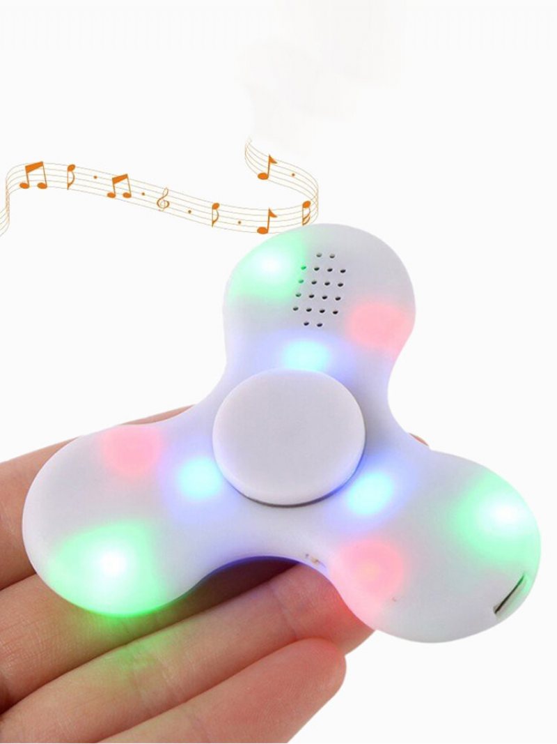 Hand Spinner Chargeable Music Led Fidget Finger Focus Gadżet Zmniejszający Stres