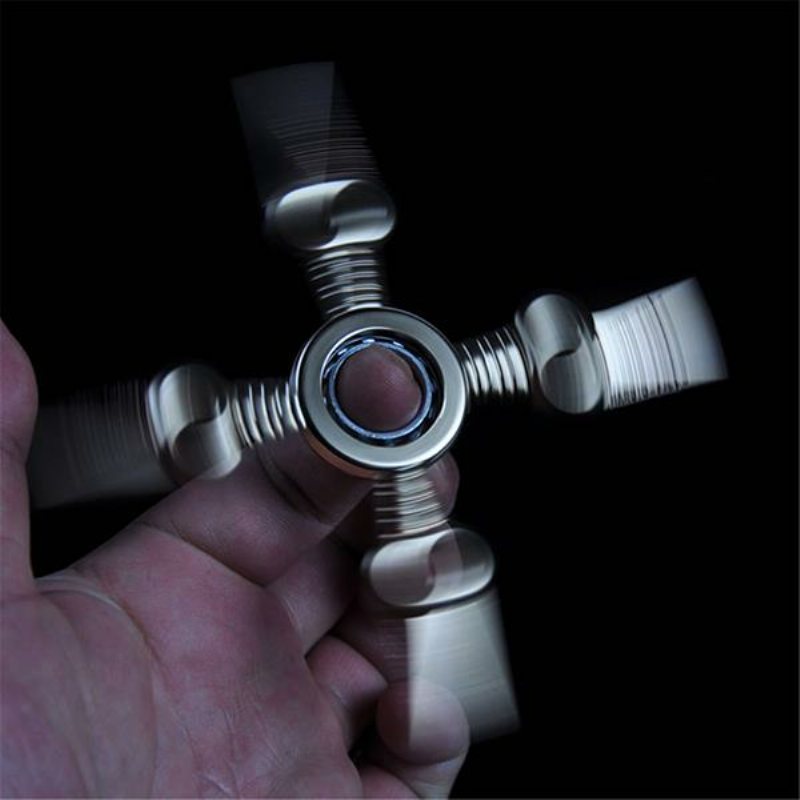 Hand Spinner Tri Fidget Metal Finger Spin Focus Edc Toys For Rotating Stress Relief