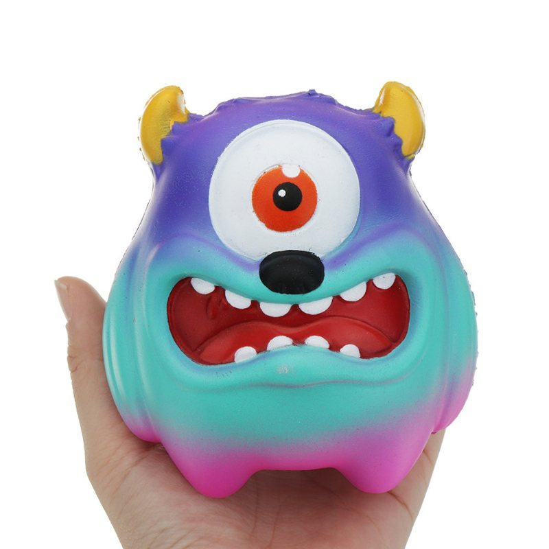 Jednooki Potwór Squishy Niski Wzrost Kreskówka Prezent Kolekcja Miękka Zabawka