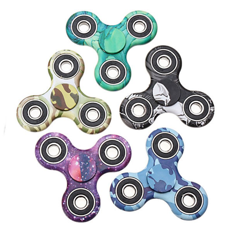 Kamuflaż Obrotowy Fidget Hand Spinner Adhd Autyzm Palce Gyro Zmniejszają Stres