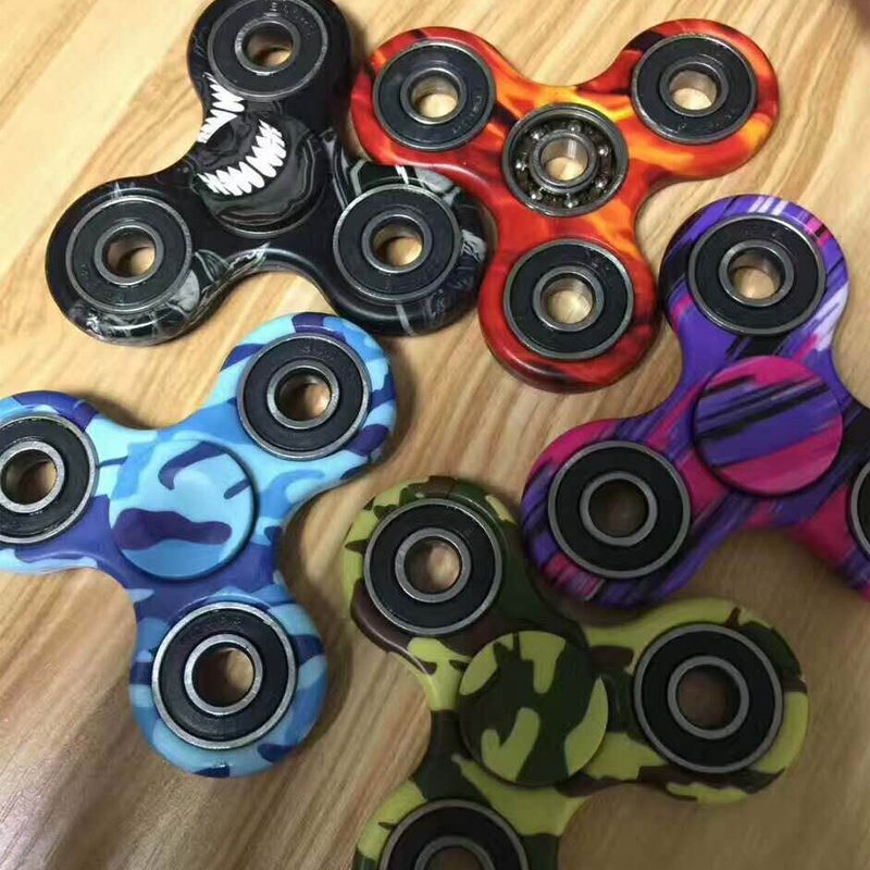 Kamuflaż Obrotowy Fidget Hand Spinner Adhd Autyzm Palce Gyro Zmniejszają Stres