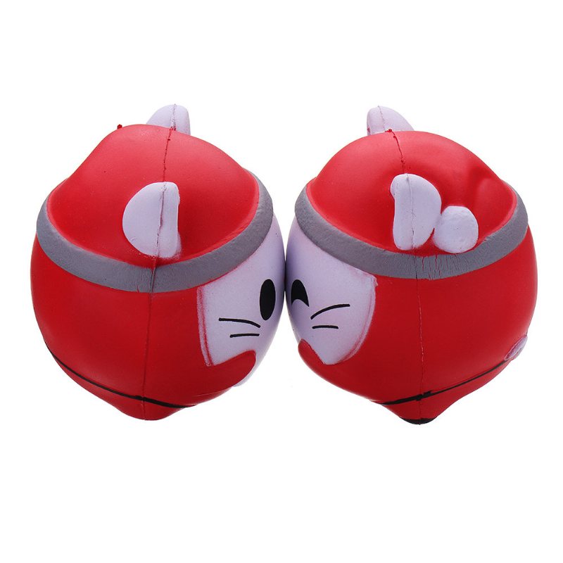 Kawaii Christmas Cat Squishy Soft Powolny Wzrost Z Opakowaniem Kolekcja Prezentowa Zabawka