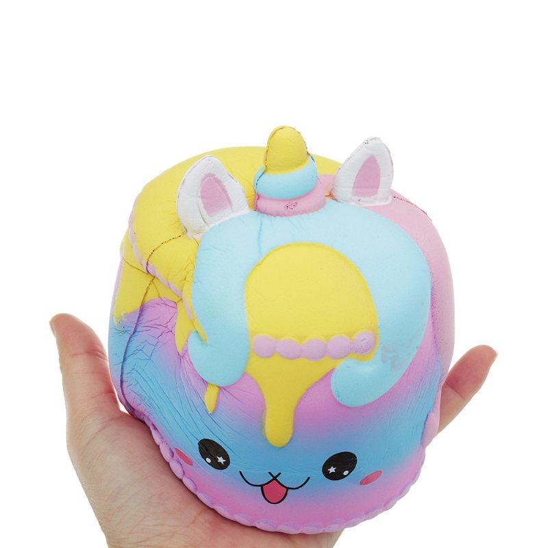 Kawaii Crown Cake Squishy Cute Soft Solw Rising Toy Cartoon Gift Collection Z Opakowaniem