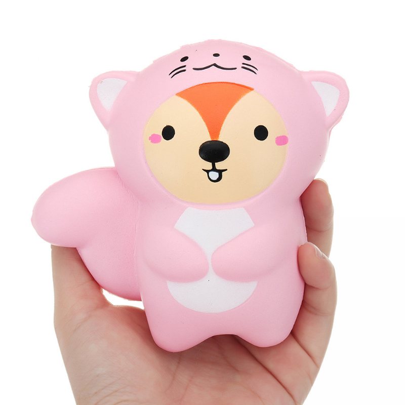 Kawaii Ogon Niedźwiedź Squishy Powolny Wzrost Z Opakowaniem Kolekcja Prezent Miękka Zabawka