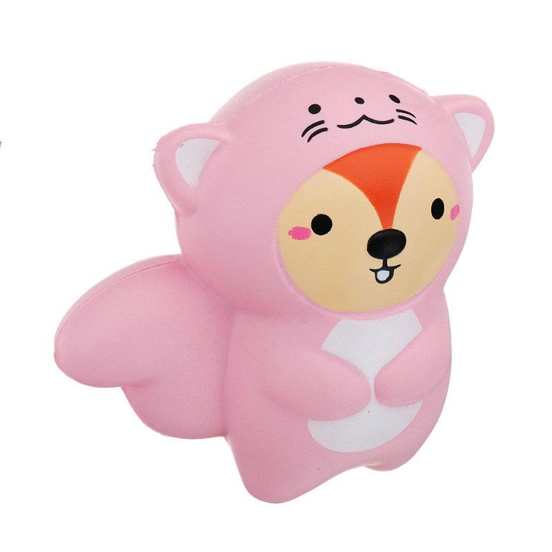 Kawaii Ogon Niedźwiedź Squishy Powolny Wzrost Z Opakowaniem Kolekcja Prezent Miękka Zabawka