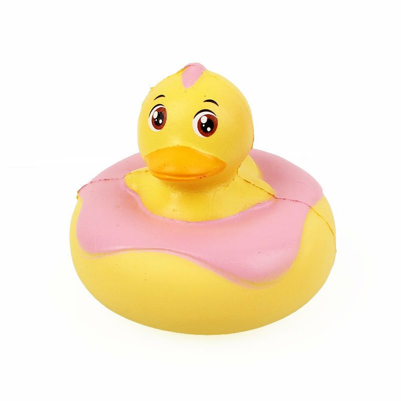 Kawaii Żaba Kaczka Squishy Powolny Wzrost Z Opakowaniem Kolekcja Prezent Miękka Zabawka