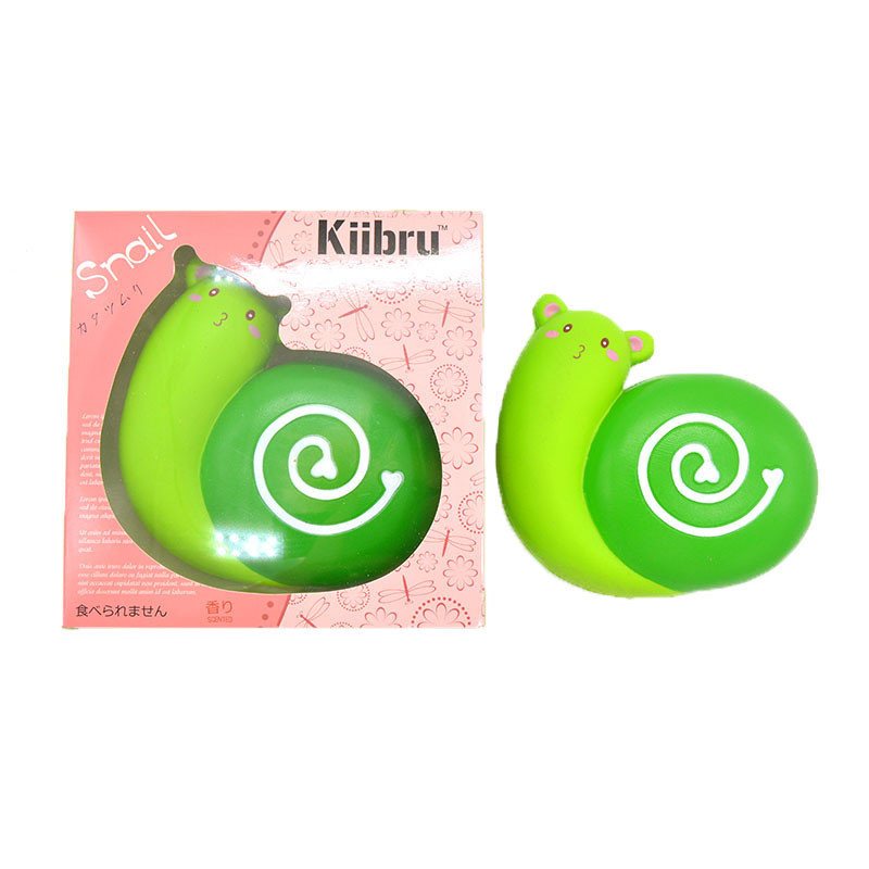 Kiibru Squishy Snail Jumbo 12 cm Powolny Wzrost Pachnące Oryginalne Opakowanie Kolekcja Prezent Dekoracja Zabawka