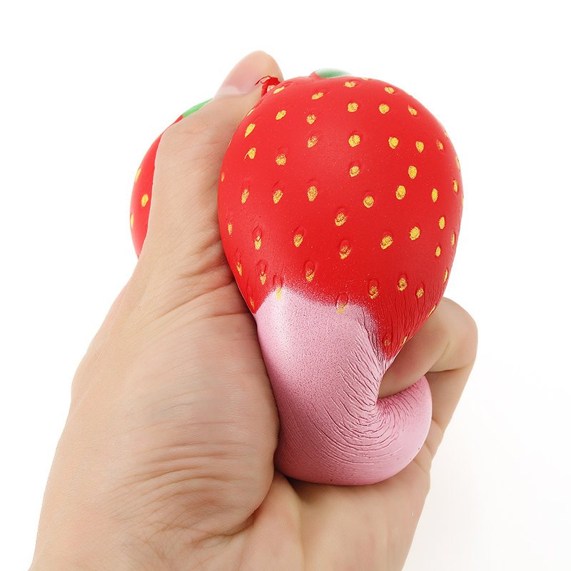 Lovely Strawberry Squishy Soft Slow Rising With Packaging Collection Gift Decor