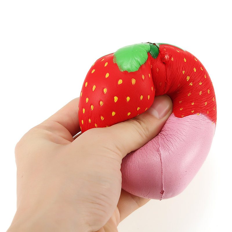 Lovely Strawberry Squishy Soft Slow Rising With Packaging Collection Gift Decor