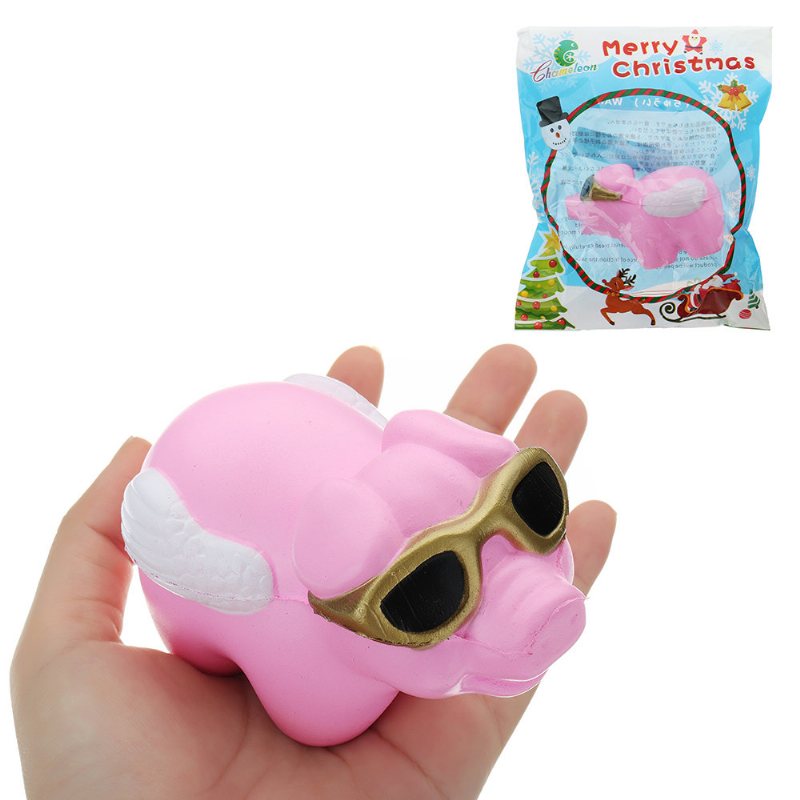 Okulary Piggy Squishy Powolny Wzrost Z Opakowaniem Kolekcja Gift Soft Toy