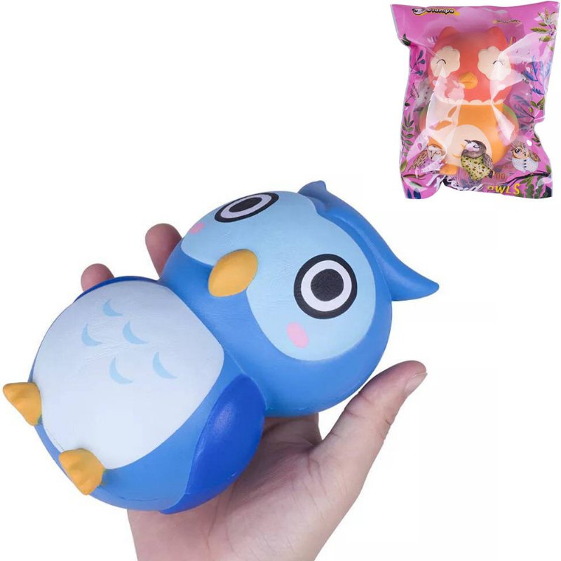 Owl Squishy Slow Rising Collection Prezent Z Opakowaniem