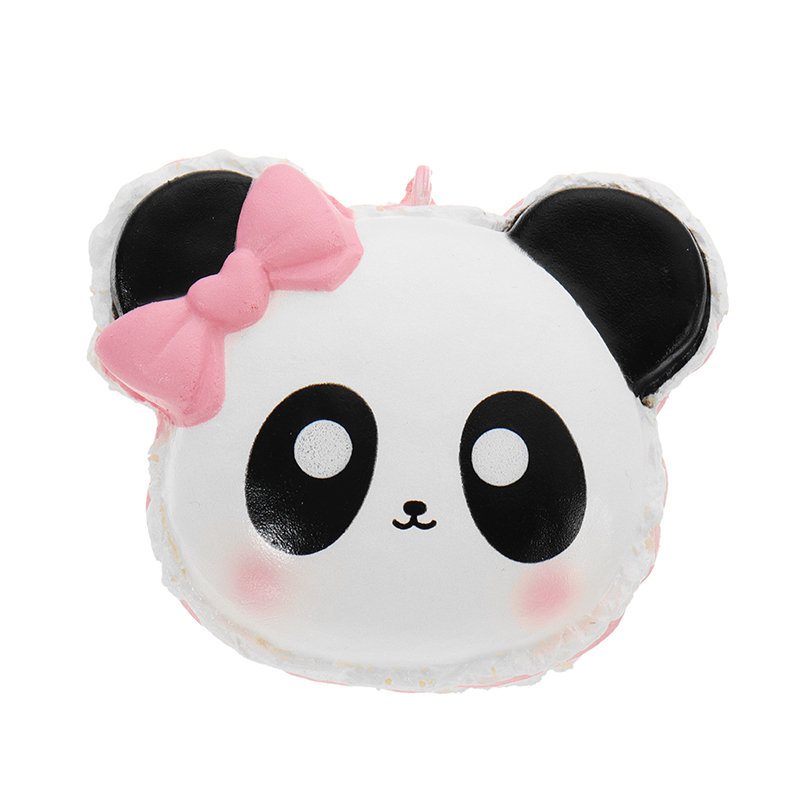 Panda Face Head Squishy Slow Rising With Packaging Collection Gift Soft Toy