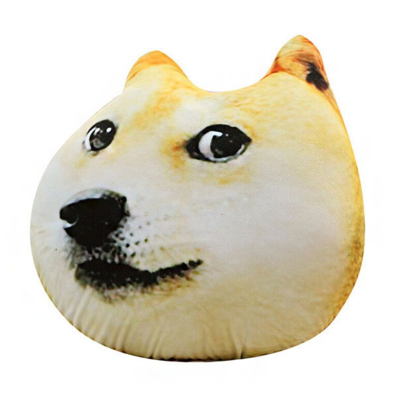 Pluszowa Poduszka Dla Psa Z Nadrukiem 3d Samoyed Husky Doge Dla Psa Alaska