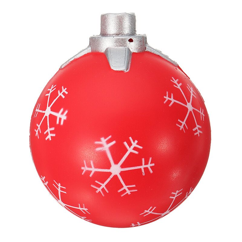 Pu Cartoon Christmas Balls Squishy Toys 9.5cm Powolny Wzrost Z Opakowaniem Kolekcja Gift Soft Toy