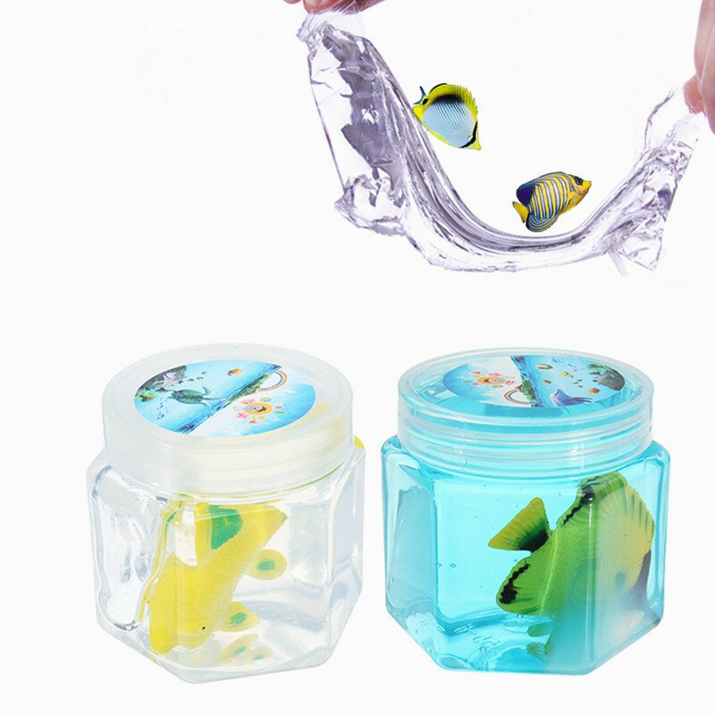 Sea Creatures Crystal Slime Diy Transparent Putty Antystresowy