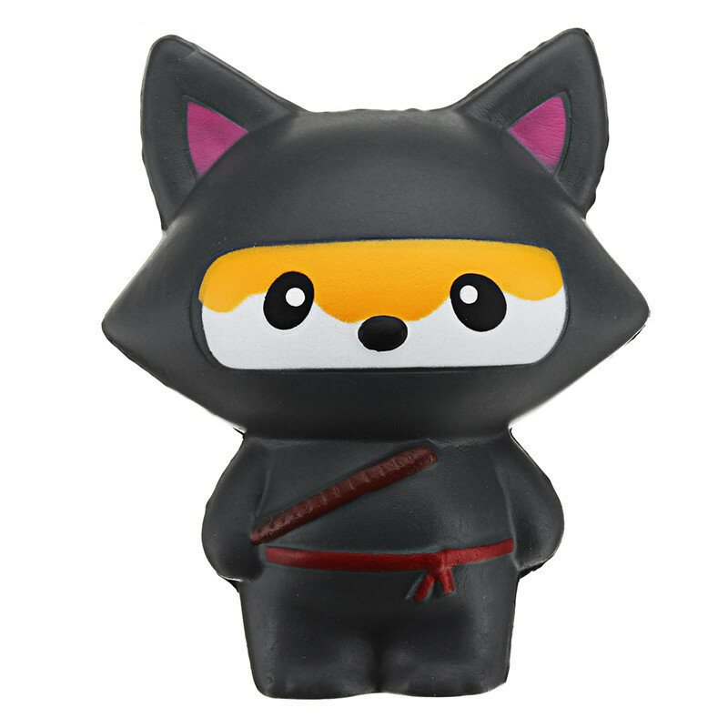 Śliczne Jumbo Squishy Ninja Cat Fox Panda Pachnące Super Powolne Rosnące Zabawki Dla Dzieci Prezent