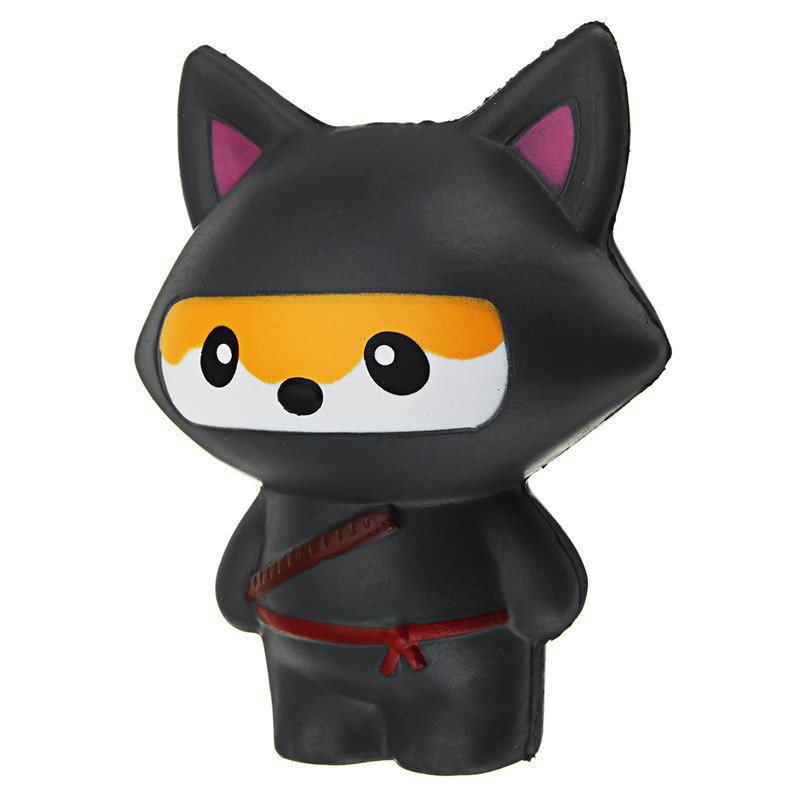 Śliczne Jumbo Squishy Ninja Cat Fox Panda Pachnące Super Powolne Rosnące Zabawki Dla Dzieci Prezent