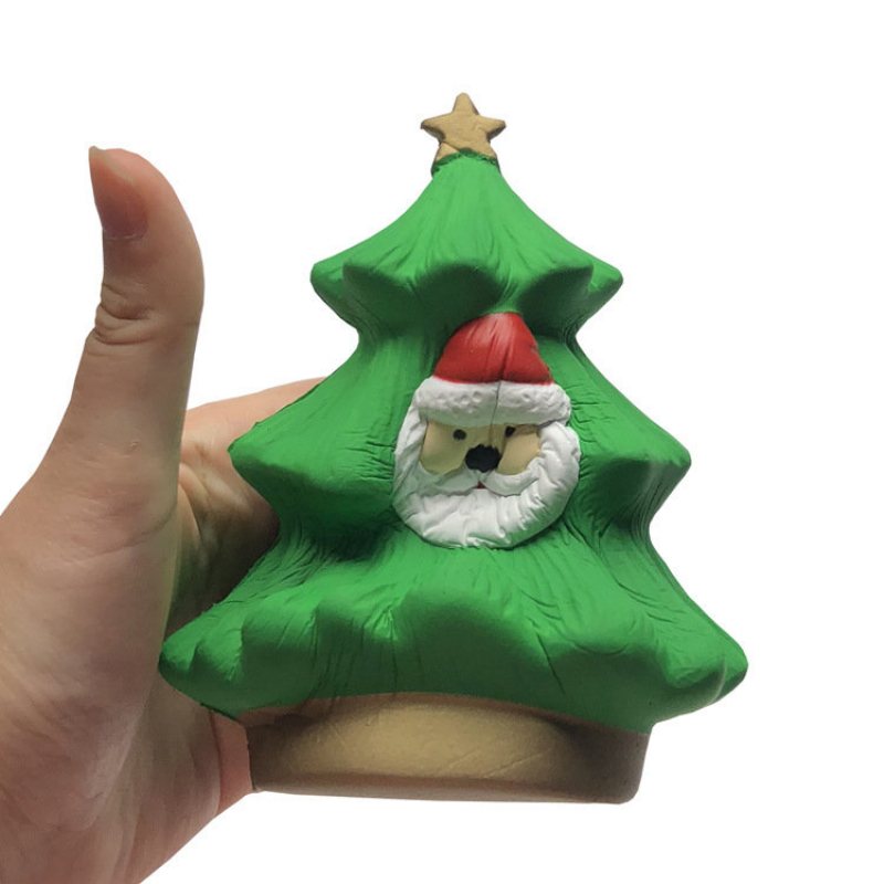 Święty Mikołaj Choinka Squishy Christmas Gift Dekoracja Kolekcja Z Opakowaniami