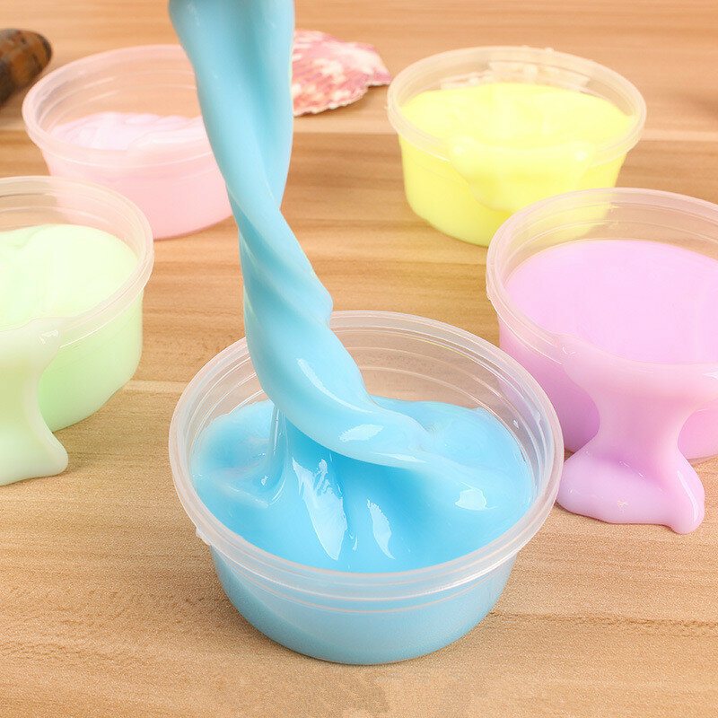 Slime Fruit Jelly Pudding Mud Diy Bawełna Plastelina Kid Adult Stress Relief Dekompresuj Toy Gift